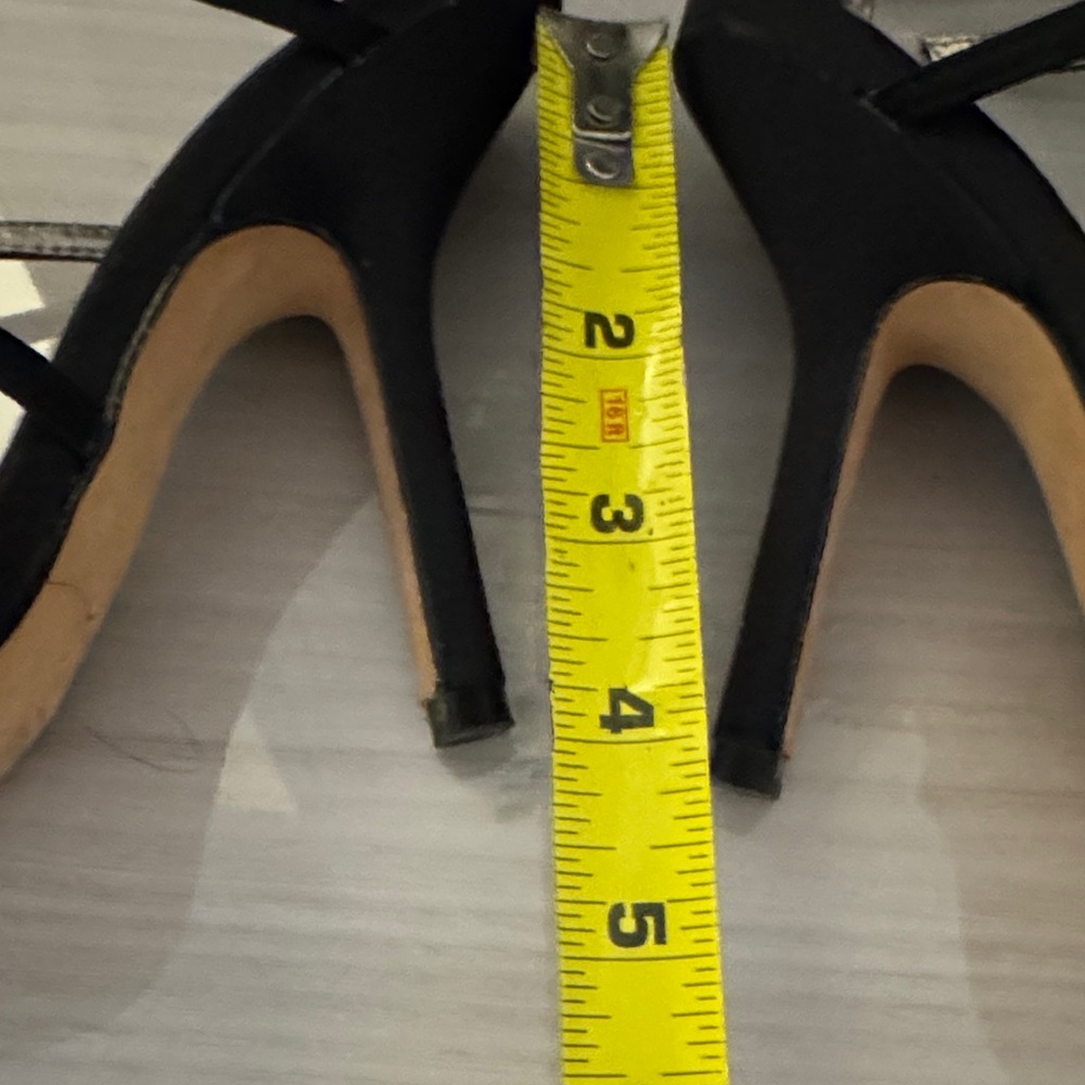 BCBGMaxAzria Black Strappy Heels - Picture 10 of 11